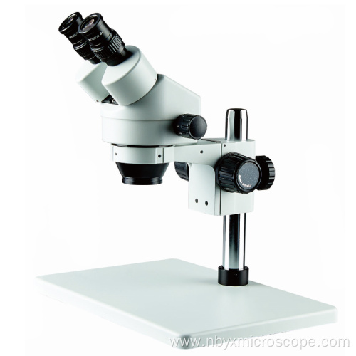 Big base 7-45x binocular zoom stereo microscope